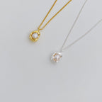 Wrapped Pearl Pendant Necklace