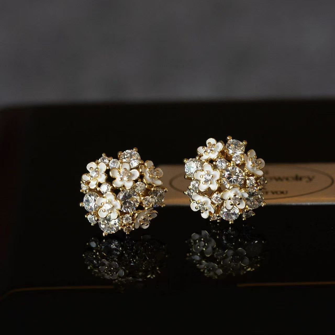 Floral Cluster Earrings