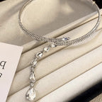 Sparkling Crystal Pendant Necklace