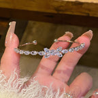 Armband Silber Glitzer