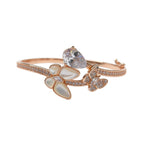Butterfly & Pear Diamond Bangle