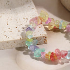 Natural Quartz Chip Beaded Bracelet with Silver-Tone Clasp & Extender