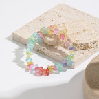 Natural Quartz Chip Beaded Bracelet with Silver-Tone Clasp & Extender