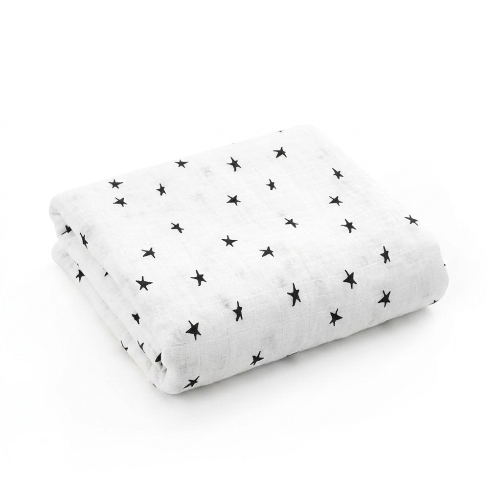 Baby Muslin Swaddle Blanket –Soft Breathable Baby Blanket for Newborns & Toddlers