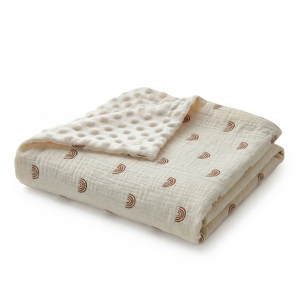 Soft Cotton Baby Blanket – Lightweight Nursery & Stroller Blanket