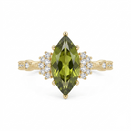 Green Crystal Ring