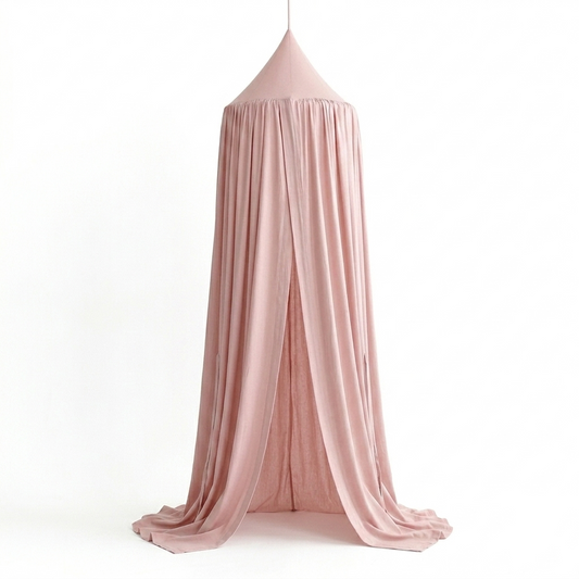 100% Cotton Kids Bed Canopy for Nursery & Reading Nook