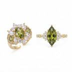Green Crystal Ring