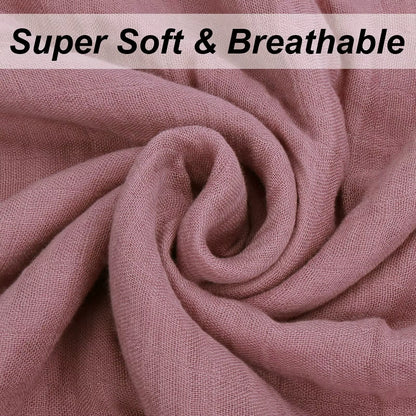 Soft Breathable Bamboo & Cotton Baby Blanket – Soft & Gentle Fabric