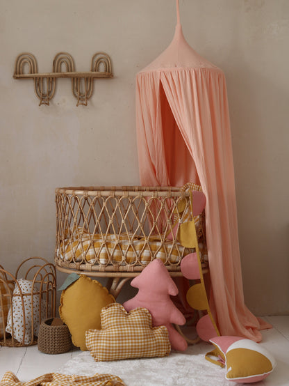 100% Cotton Kids Bed Canopy for Nursery & Reading Nook