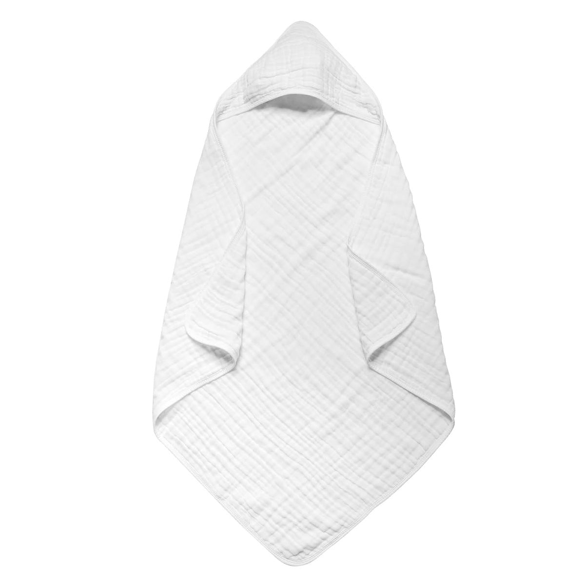 6-Layer Muslin Hooded Baby Towel – 100% Cotton Soft & Absorbent Baby Bath Towel