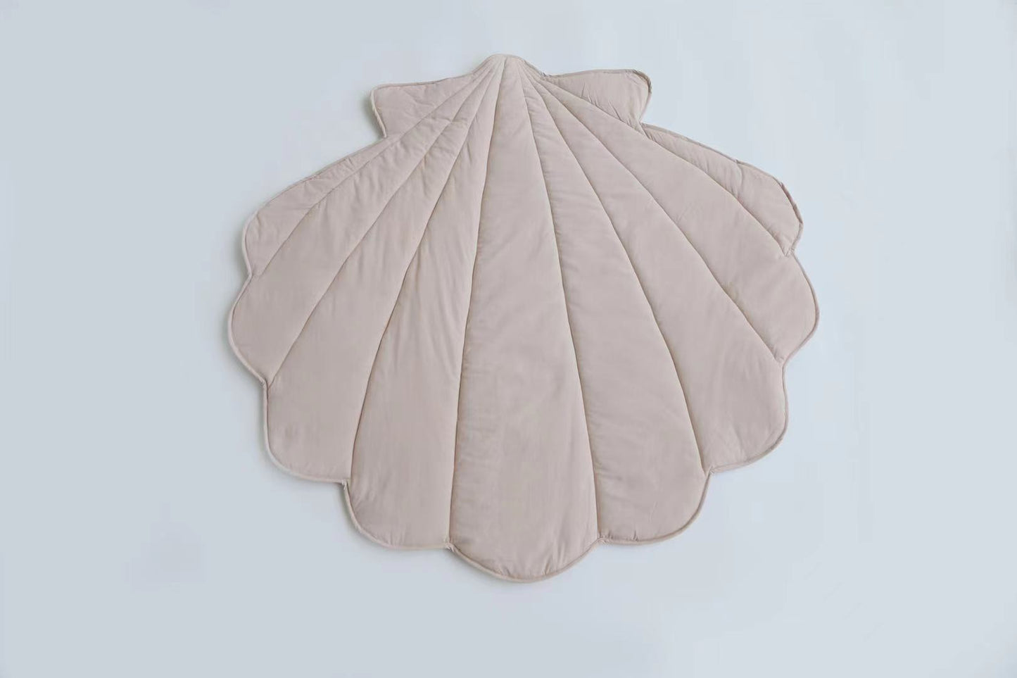 Sea Shell Play Mat – Soft Cotton Floor Mat for Play, Rest & Nursery Decor