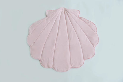 Sea Shell Play Mat – Soft Cotton Floor Mat for Play, Rest & Nursery Decor